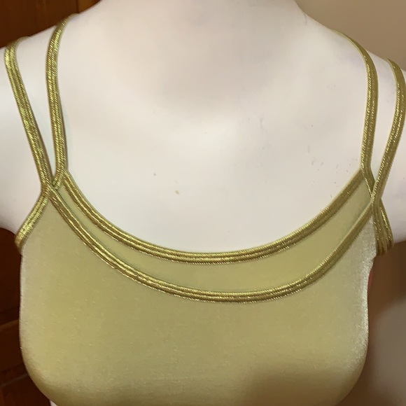 Doubled bra with four thin metallic straps - Picture 2 of 5